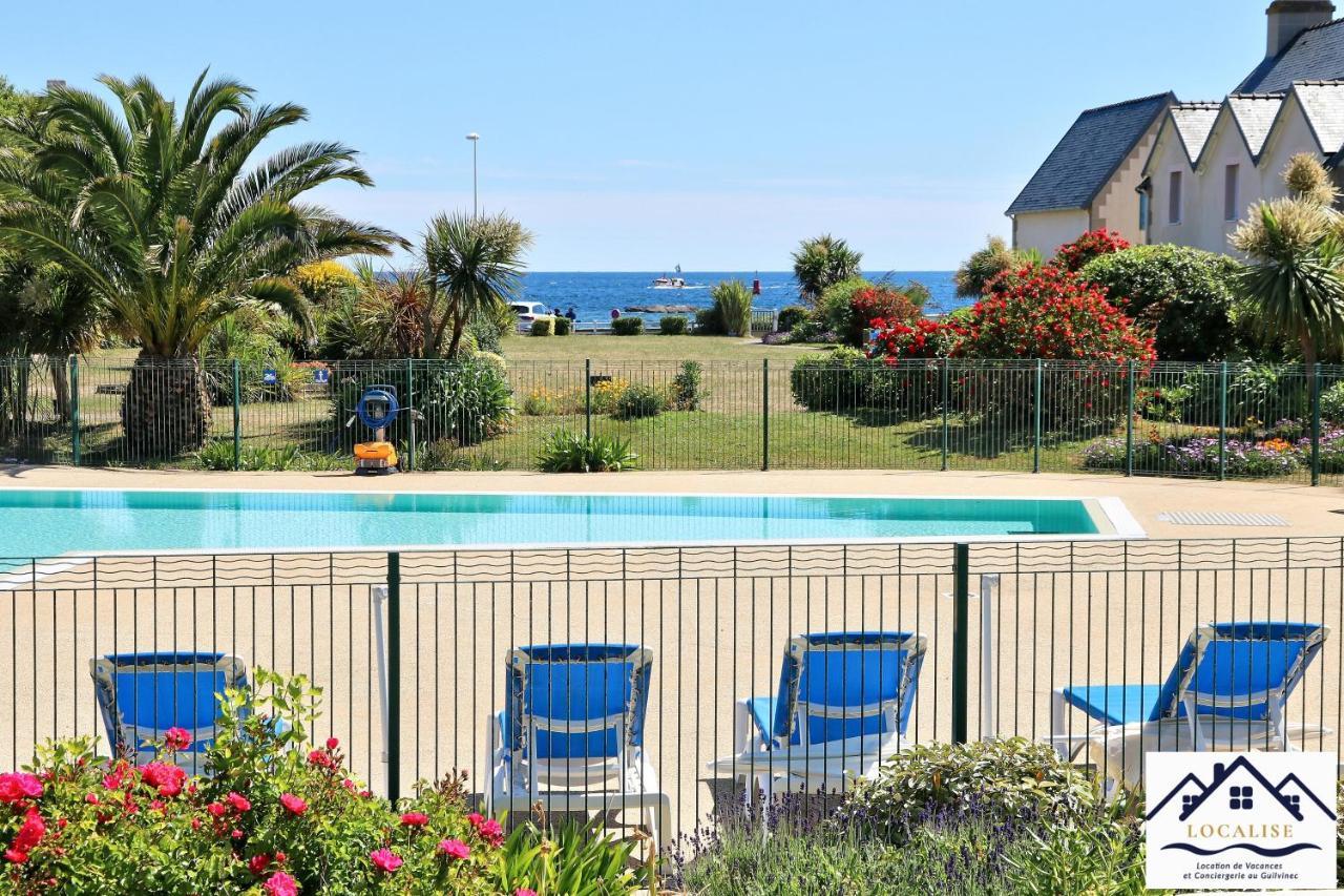 Localise - A06 - Entierement De Plain-Pied Avec Petite Vue Mer - Donnant Sur La Piscine Et Le Jardin - Wifi Inclus - Draps Inclus - Guilvinec Zewnętrze zdjęcie